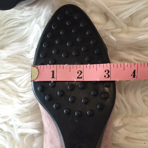 Tod’s Taupe Suede “Wedge Décolleté” Heel